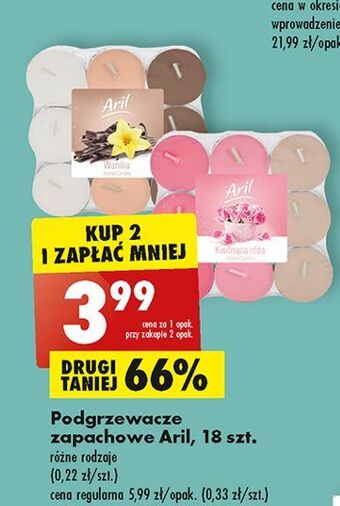 Biedronka Podgrzewacze zapachowe kwitnąca róża aril oferta