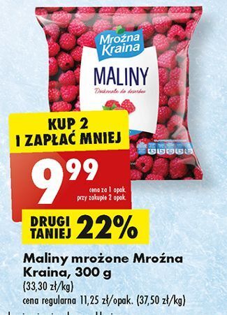 Biedronka Maliny mroźna kraina oferta