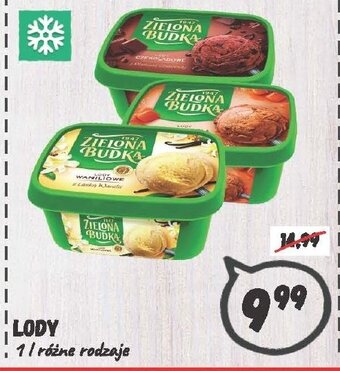 Wafelek Lody Zielona Budka 1l oferta