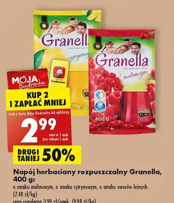 Biedronka Napój herbaciany owoce leśne granella oferta