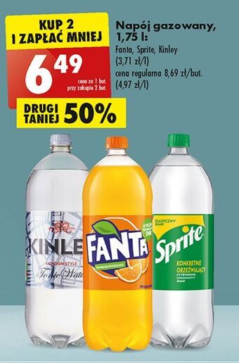 Biedronka Napój tonic water kinley oferta