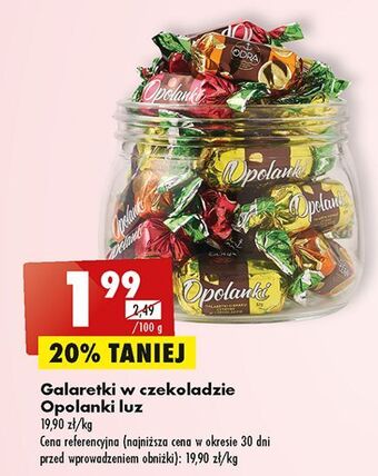 Biedronka Galaretki w czekoladzie odra opolanki oferta