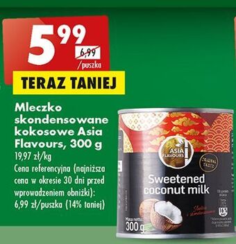 Biedronka Mleczko skondensowane kokosowe asia flavours oferta