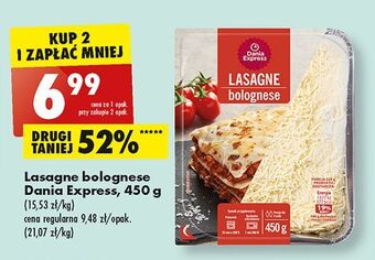 Biedronka Lasagne bolognese danie express oferta
