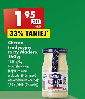 Biedronka Chrzan tarty madero oferta
