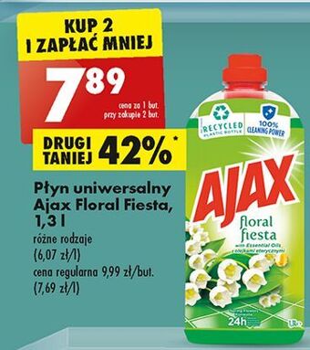 Biedronka Płyn do mycia konwalie ajax floral fiesta oferta