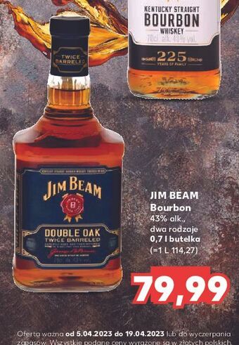 Kaufland Bourbon jim beam double oak oferta