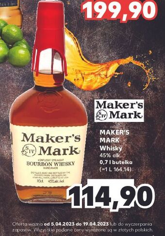Kaufland Bourbon maker's mark oferta