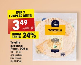 Biedronka Tortilla pszenna wraps pano oferta