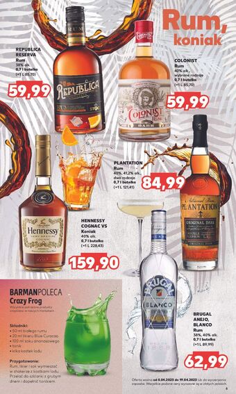 Kaufland Rum the colonist dark oferta
