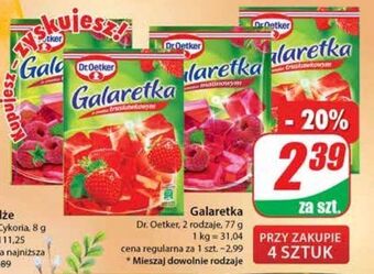 Dino Galaretka malinowa dr. oetker oferta