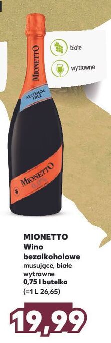 Kaufland Wino mionetto 0.0% oferta
