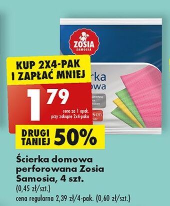 Biedronka Ściereczki domowe perforowane zosia samosia oferta