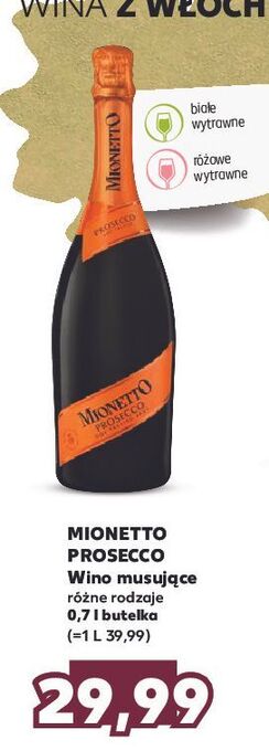 Kaufland Wino mionetto prosecco doc treviso oferta