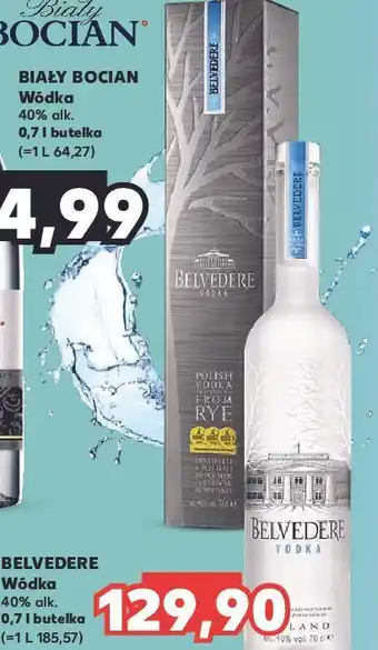 Kaufland Wódka - kartonik belvedere oferta