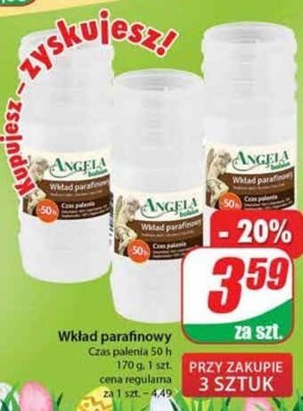 Dino Wkład parafinowy 50 h angela oferta