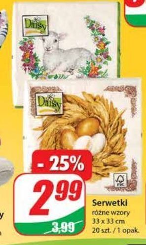 Dino Serwetki daisy oferta