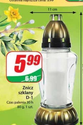 Dino Znicz szklany d-1 oferta