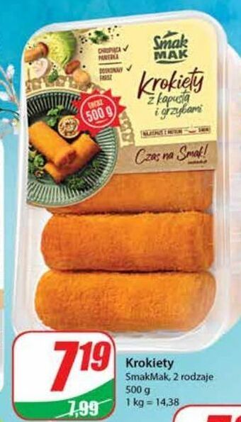 Dino Krokiety z kapustą i grzybami smak mak oferta