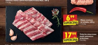 Biedronka Żeberka wieprzowe paski 1kg oferta