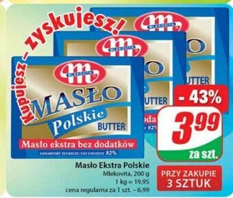 Dino Masło ekstra mlekovita polskie oferta