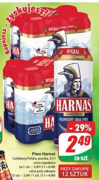 Dino Piwo harnaś jasne pełne oferta