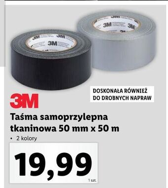 Lidl Taśma samoprzylepna tkaninowa 50 m x mm 3m oferta