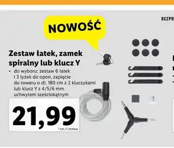 Lidl Zestaw łatek i łyżek do opon crivit oferta