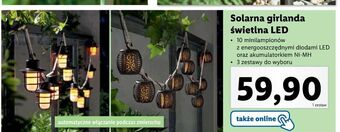 Lidl Girlanda solarna 10 led oferta