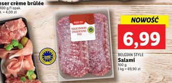 Lidl Salami belgian style oferta