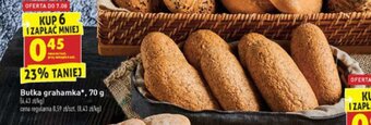 Biedronka Bułka grahamka 70g oferta
