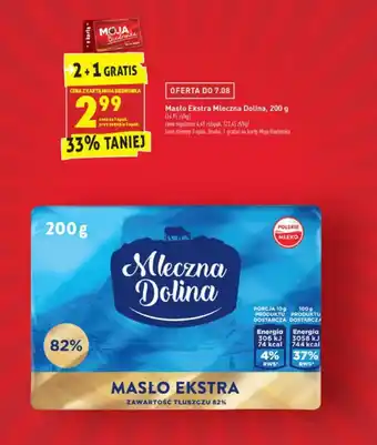 Biedronka Masło Mleczna Dolina 200g oferta