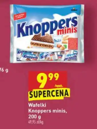 Biedronka Wafelki Knoppers minis 200g oferta