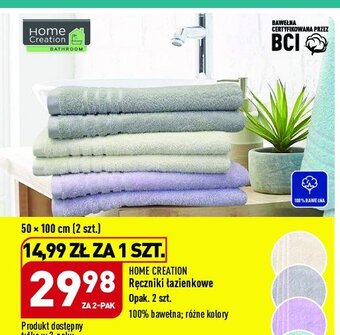ALDI Ręczniki łazienkowe 50 x 100 cm oferta