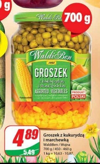 Dino Groszek z kukurydzą i marchewką oferta