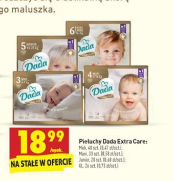 Biedronka Pieluchy Dada Extra Care oferta