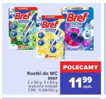 Carrefour Kostki do WC Bref 2x50g, 3x50g oferta