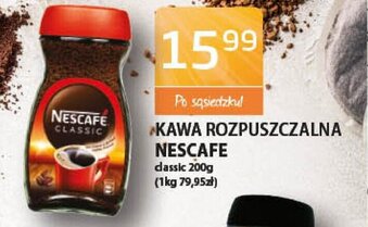 ABC Kawa rozpuszczalna Nescafé Classic 200g oferta