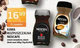 ABC Kawa rozpuszczalna Nescafé creme sensazione, classic black roast 200g oferta