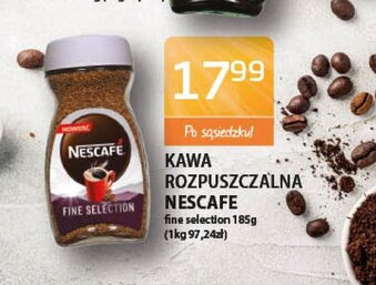 ABC Kawa rozpuszczalna Nescafé fine selection 185g oferta