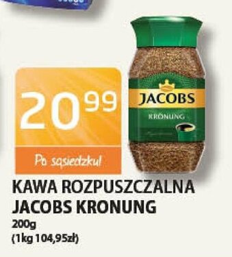 ABC Kawa rozpuszczalna Jacobs Kronung 200g oferta