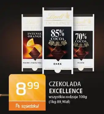 ABC Czekolada Excellence Lindt 100g oferta