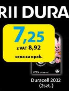 Eurocash Duracell 2032 2szt. oferta