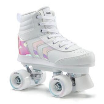 Decathlon Wrotki dla dzieci oxelo quad 100 z hologramem oferta