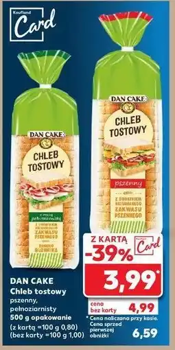 Kaufland Chleb tostowy pełnoziarnisty oferta