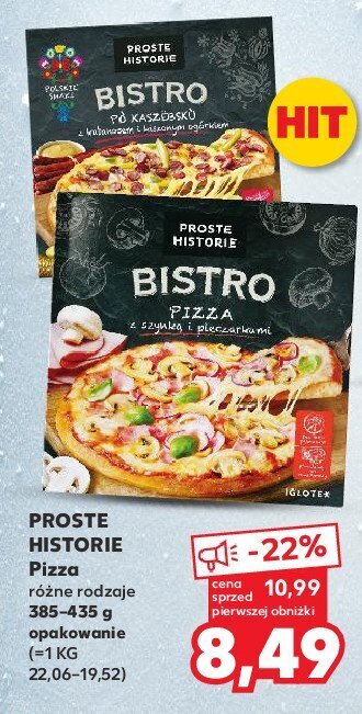 Pizza z szynką i serem - Donatello - 600 g