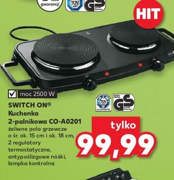 Kaufland Kuchenka 2-palnikowa co-a0201 oferta