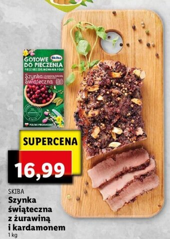 Lidl Szynka świąteczna z żurawiną i kardamonem 1kg oferta