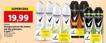 Lidl Dezodorant workout hi-impact rexona men motionsense oferta