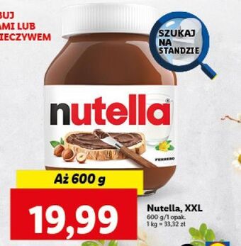 Lidl Krem czekoladowo-orzechowy nutella oferta